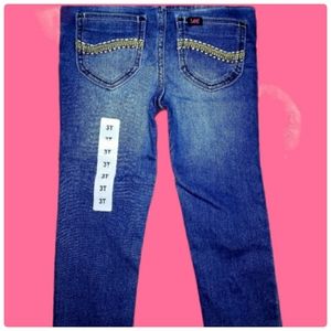 Lee - Girls Blue Denim Jeans Size 3T New